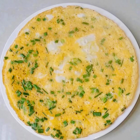 trứng chiên hành