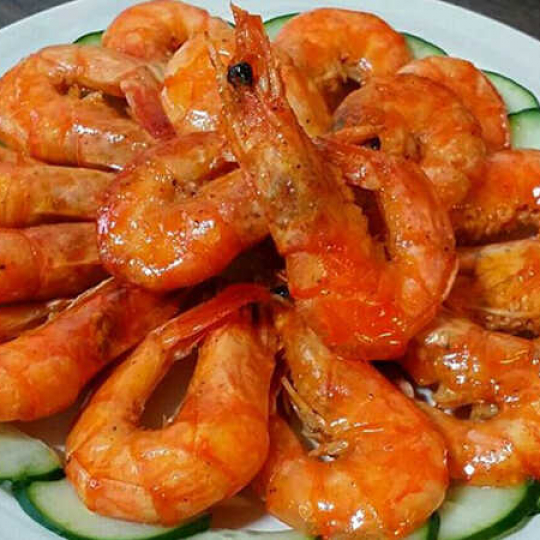 tôm rim mặn