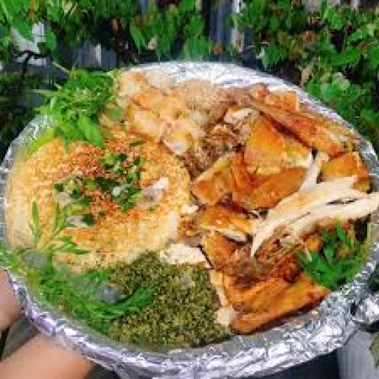 gà nướng cơm cháy