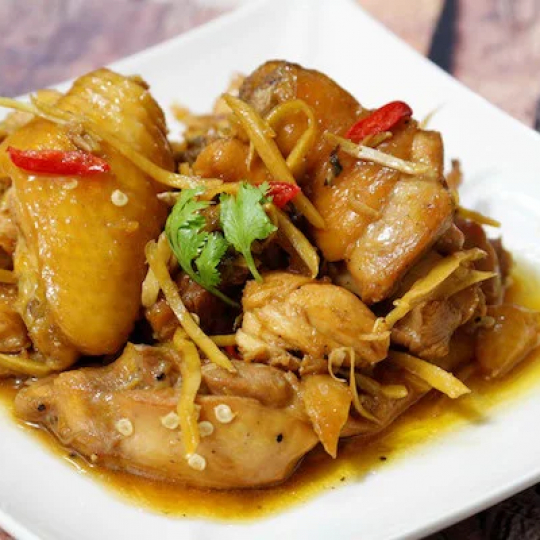 gà kho gừng