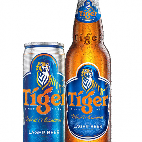 Bia tiger nâu